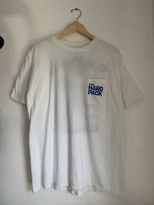 Vintage 1991 Joe Camel The Hard Pack Graphic Pocket White T-Shirt XL