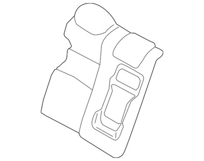 Genuine Nissan Seat Back Cushion Cover 88620-9HF1A