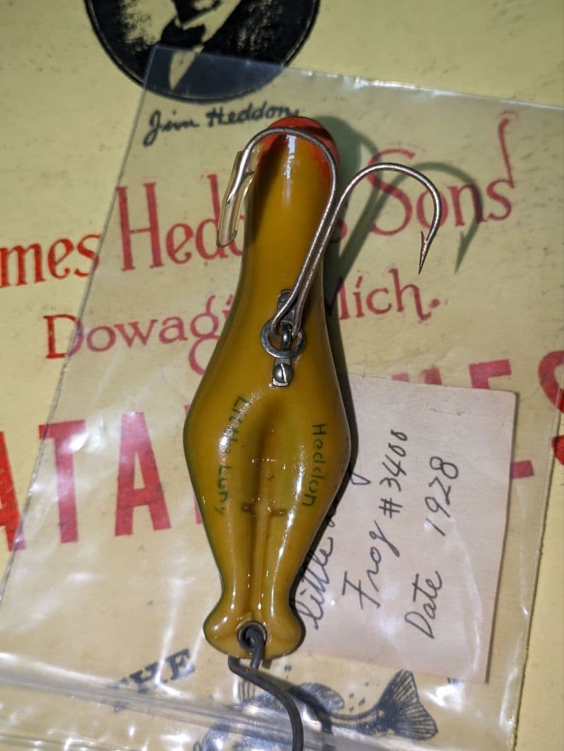 Old Lure Super Rare Hedon Little Loony Frog - Image 5