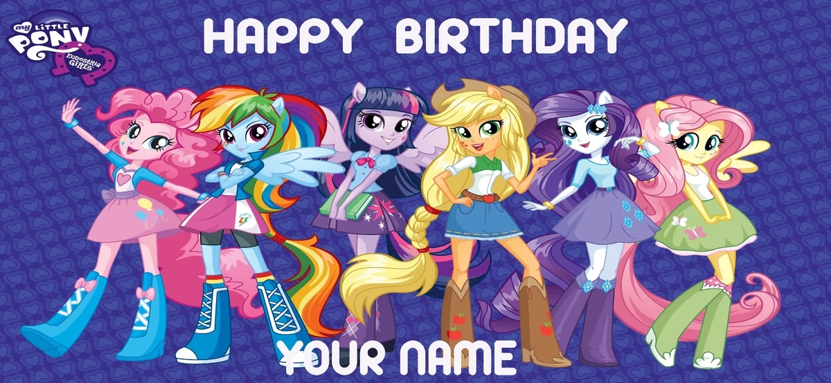 My Little Pony Happy Birthday Banner
