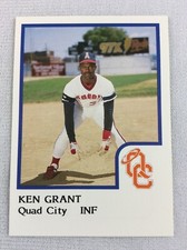 1986 Quad City Angels-ProCards Minor League Baseball Card-Ken Grant