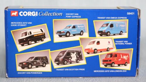 CORGI COLLECTION 58401 MERCEDES 207D VAN EDDIE STOBART BOXED - Picture 7 of 9