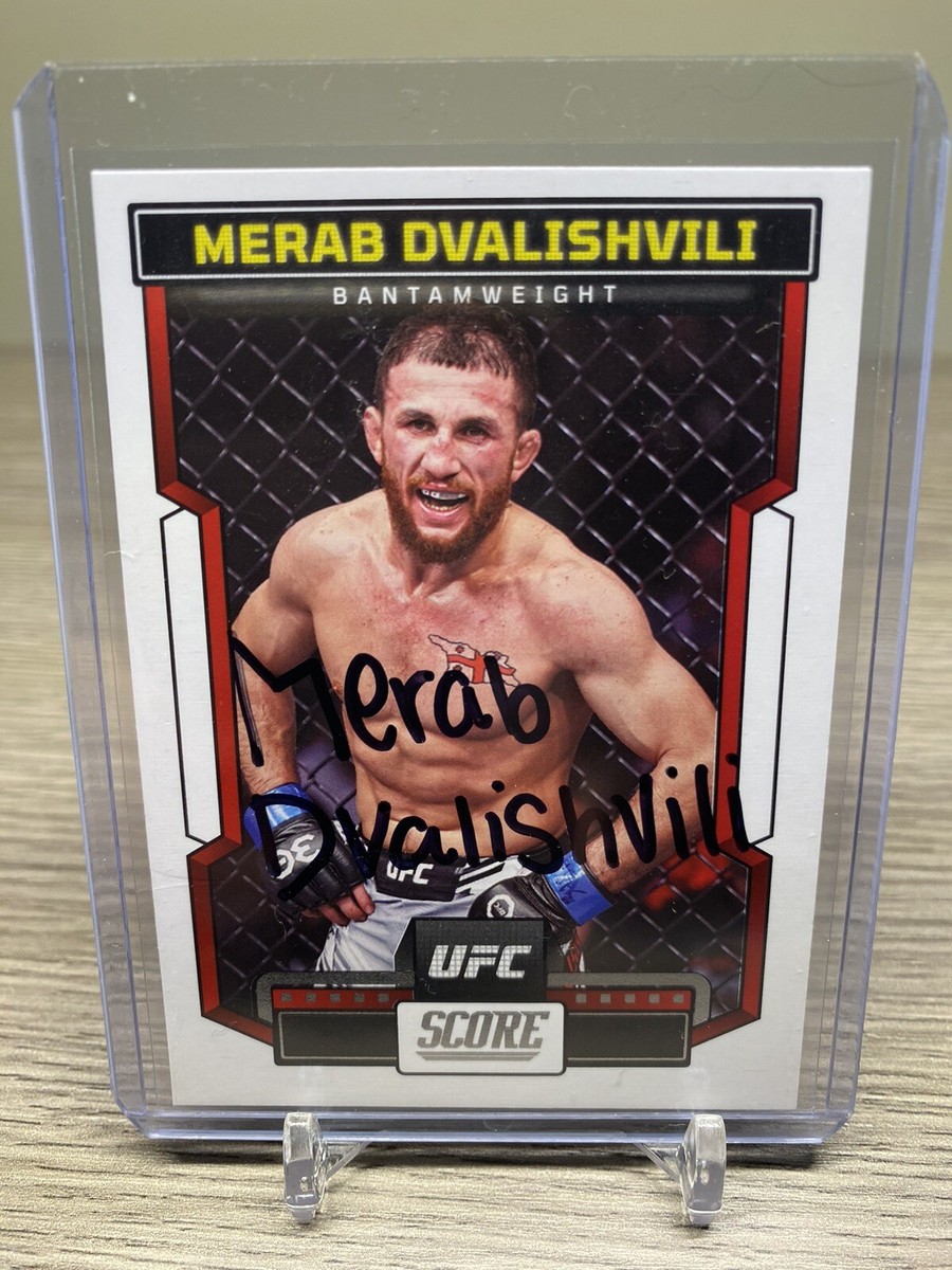 Merab Dvalishvili Auto UFC SCORE 2023 Panini Chronicles Card #200
