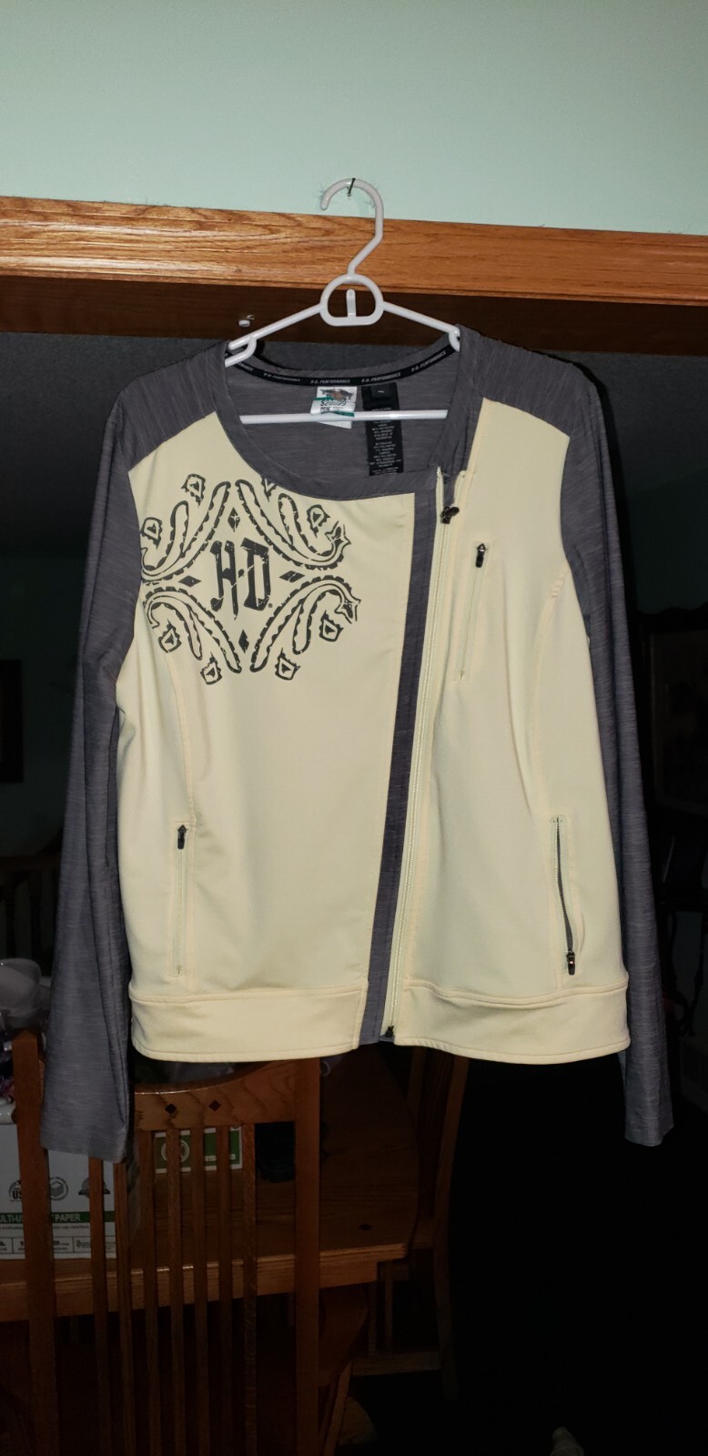 Harley-Davidson Performance Colorblock Biker Swea… - image 1