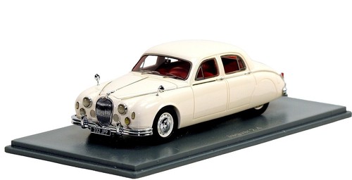 Modèle Réduit Jaguar MK2 Vicarage Cabriolet 1990 - 1/43 Métal & Résine Noire