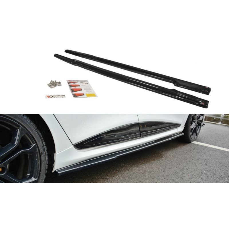 Diffuseur bas de caisse Clio MK4 RS noir brillant look sportif bas
