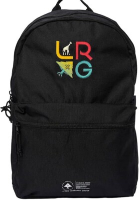 LRG Men's Lifecycle Black Backpack Bag Clothing Apparel Skateboarding Skate NEW