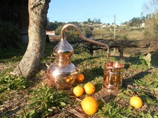 Premium Copper Moonshine and whiskey Alembic Still 1 L - 0.25  Gallon 