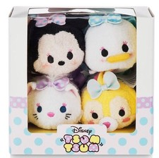 Disney Tsum Tsum MINNIE MOUSE FRIENDS DRESSY Plush Set 4 pcs US Seller