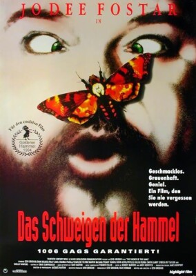 DAS SCHWEIGEN DER HAMMEL: 1 Filmplakat DIN A1,   JODEE FOSTAR