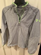 under armour 1/4 Zip youth YLG loose coupe coldgear pullover