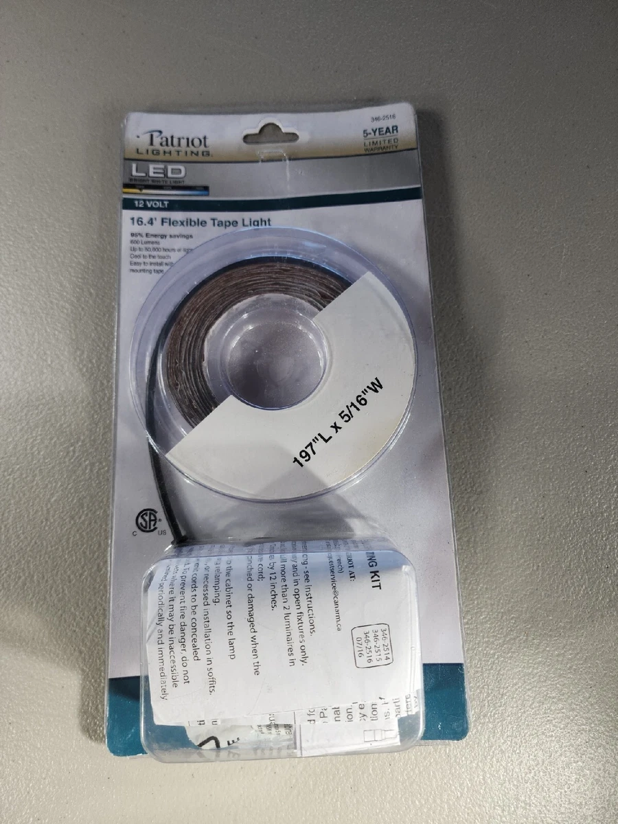 Patriot lighting led tape light deals