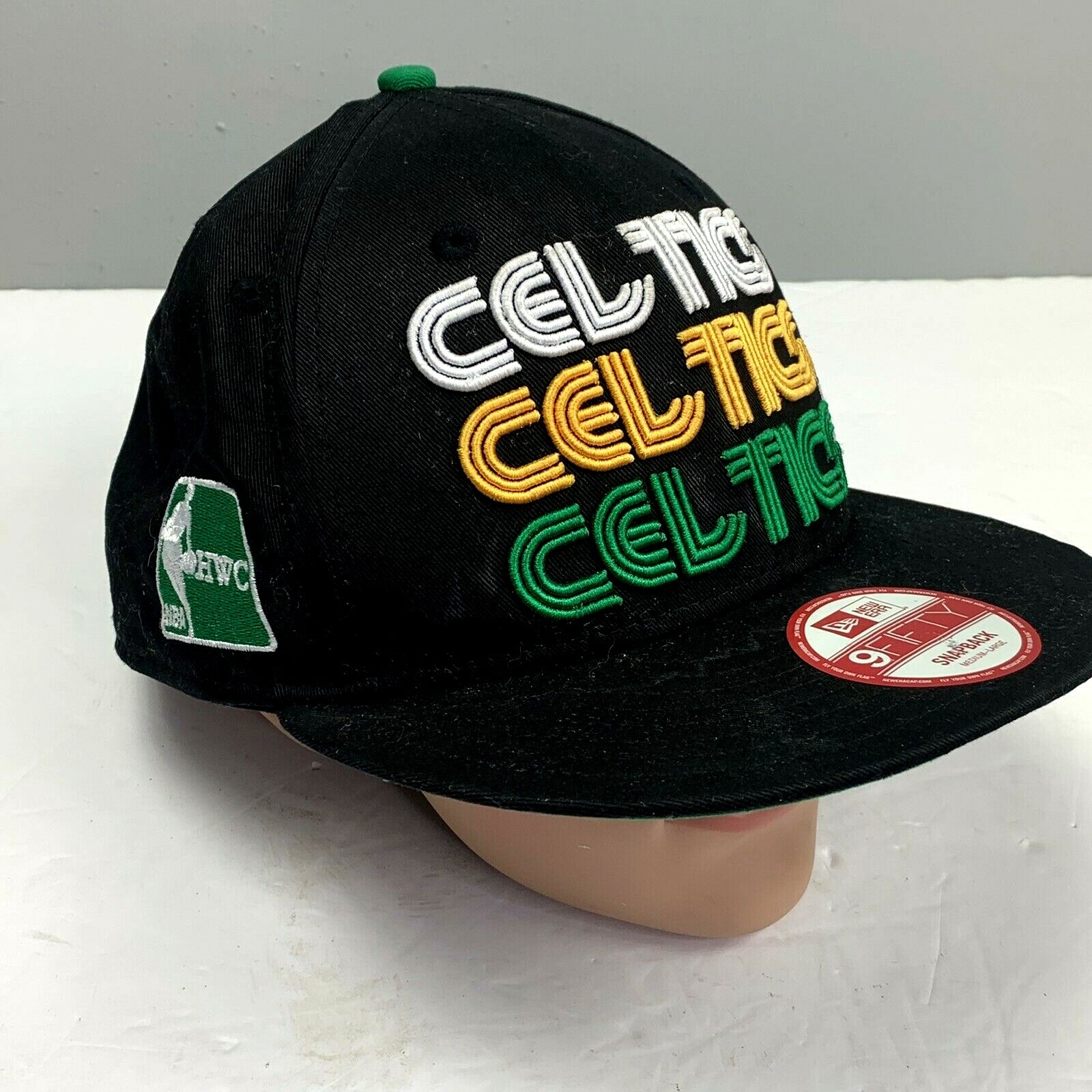 New Era Boston Celtics Snapback Hat Cap Hardwood Clas… Gem