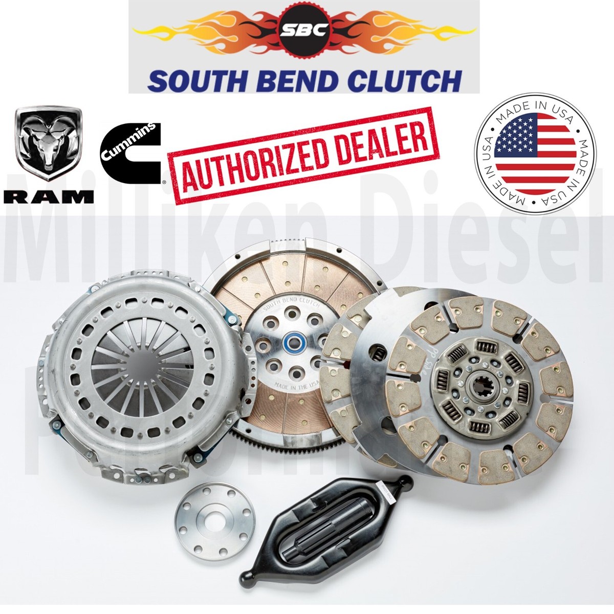 South Bend Dual Disc 850HP Clutch Kit G56 5.9 6.7 Dodge Ram