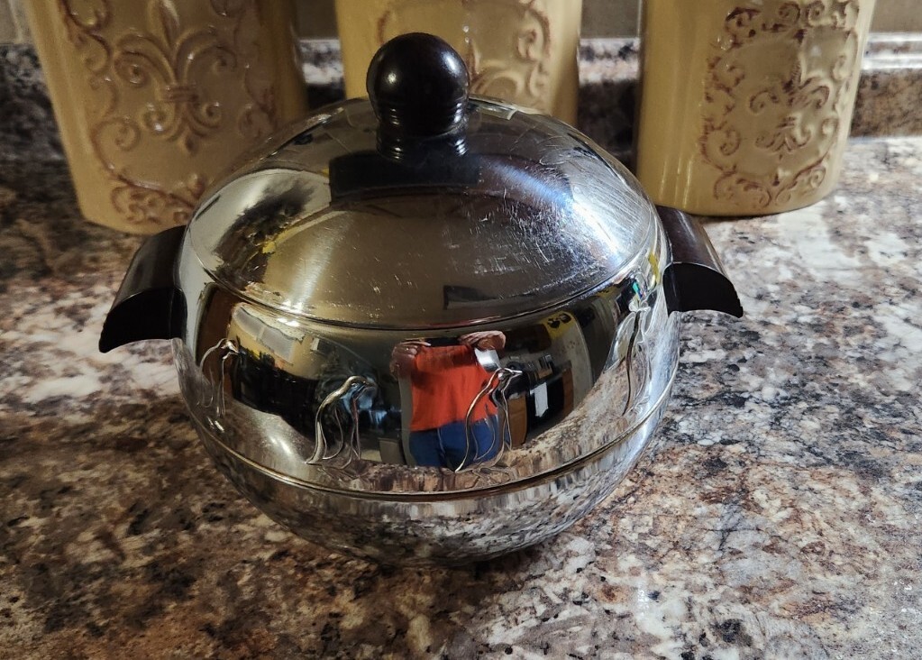 Vintage West Bend Penguin Hot And Cold Server Ice Bucket Mid