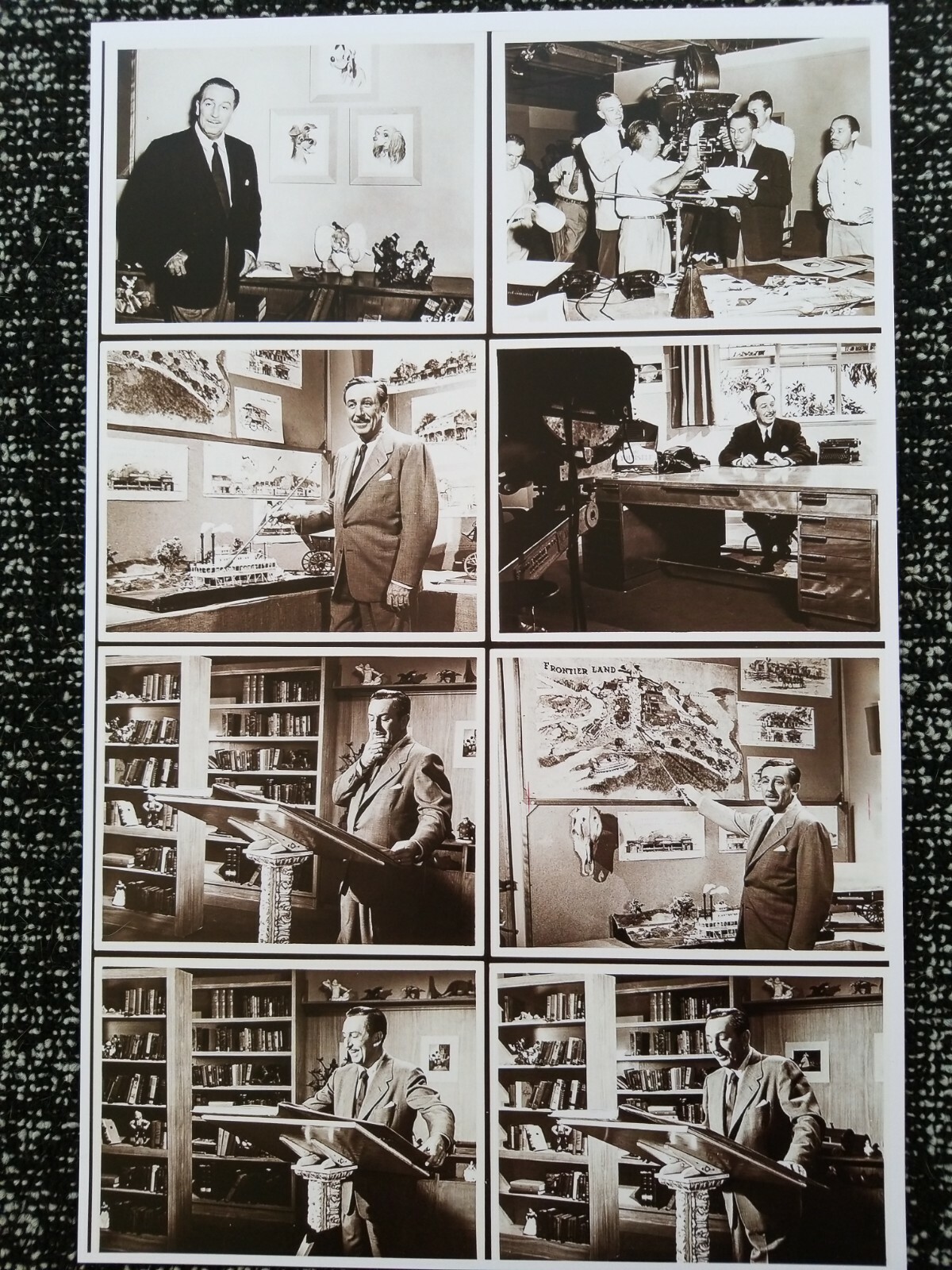 Disneyland Behind the Scenes Poster 13x19 Satin Finish Walt Disney Art