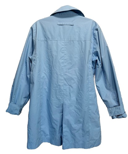 White Stag Light Blue Long Sleeve Zip/Snap Up Rain Jacket Size M (8-10) Pockets - Picture 5 of 7