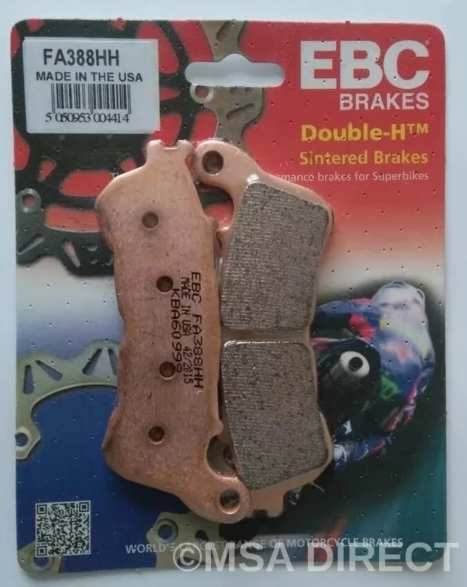 Pastilhas de freio a disco frontais sinterizadas EBC (2 conjuntos) compatíveis com Honda CTX1300 (2014 a 2017) - Imagem 4 de 4