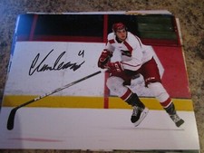 Corson Ceulemans SIGNED 8X10 PHOTO BROOKS BANDITS COLUMBUS BLUE JACKETS (B)