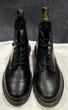 Doc Martens 6 Eyed Black Boots, Brand New, Men’s Size 8