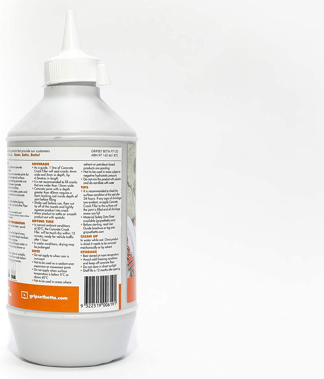 Gripset Betta 11245 Concrete Crack Filler Squeeze 1 Litre Pack eBay