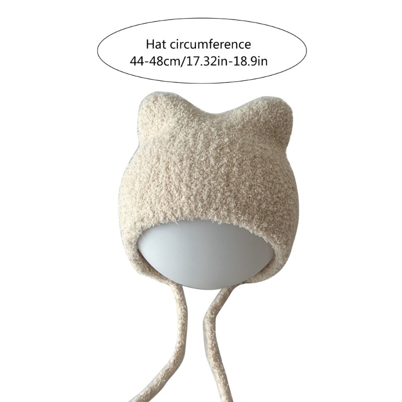 Soft Ear Baby Beanies Infant Ear Protections Hat Cartoon Warm eBay