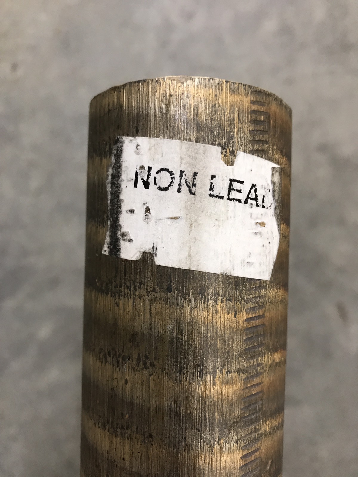 BOSTON GEAR BEAR-N-BRONZ SAE-660 CAST BRONZE CORED HOLLOW BAR MCB2232 13"x2"