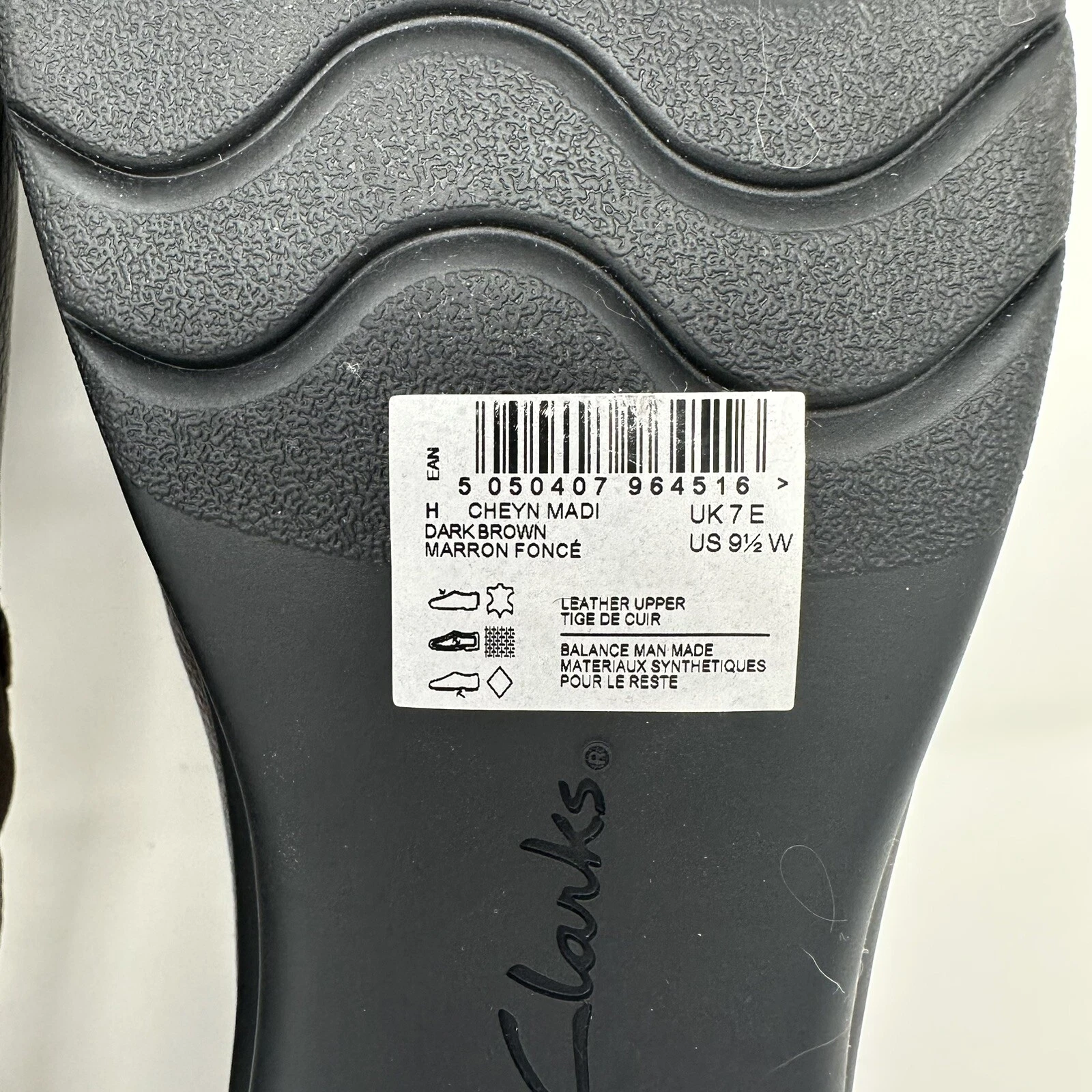 Scarpe slip on donna Clarks Cheyn Madi 9 5 W pelle marrone comode minimaliste