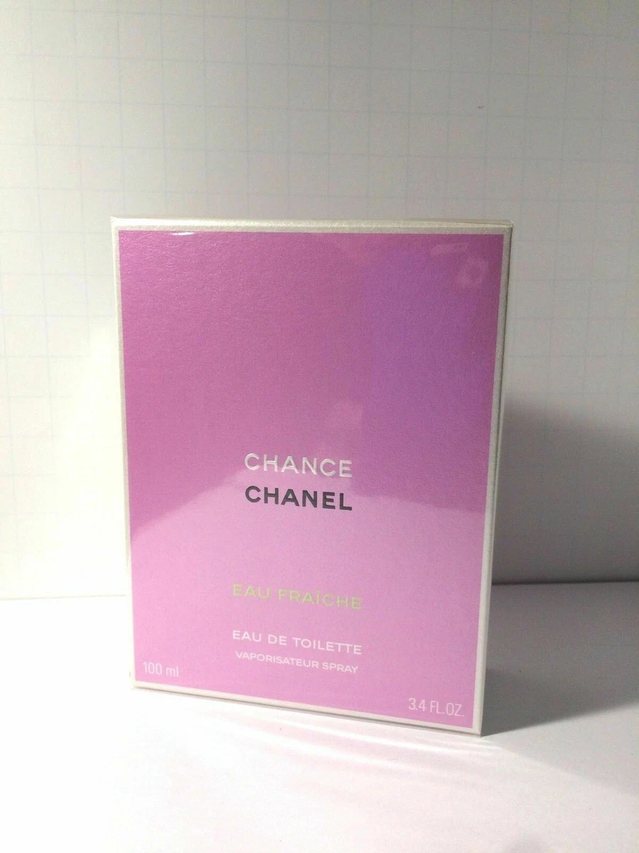 eau de toilette chanel chance 3.4