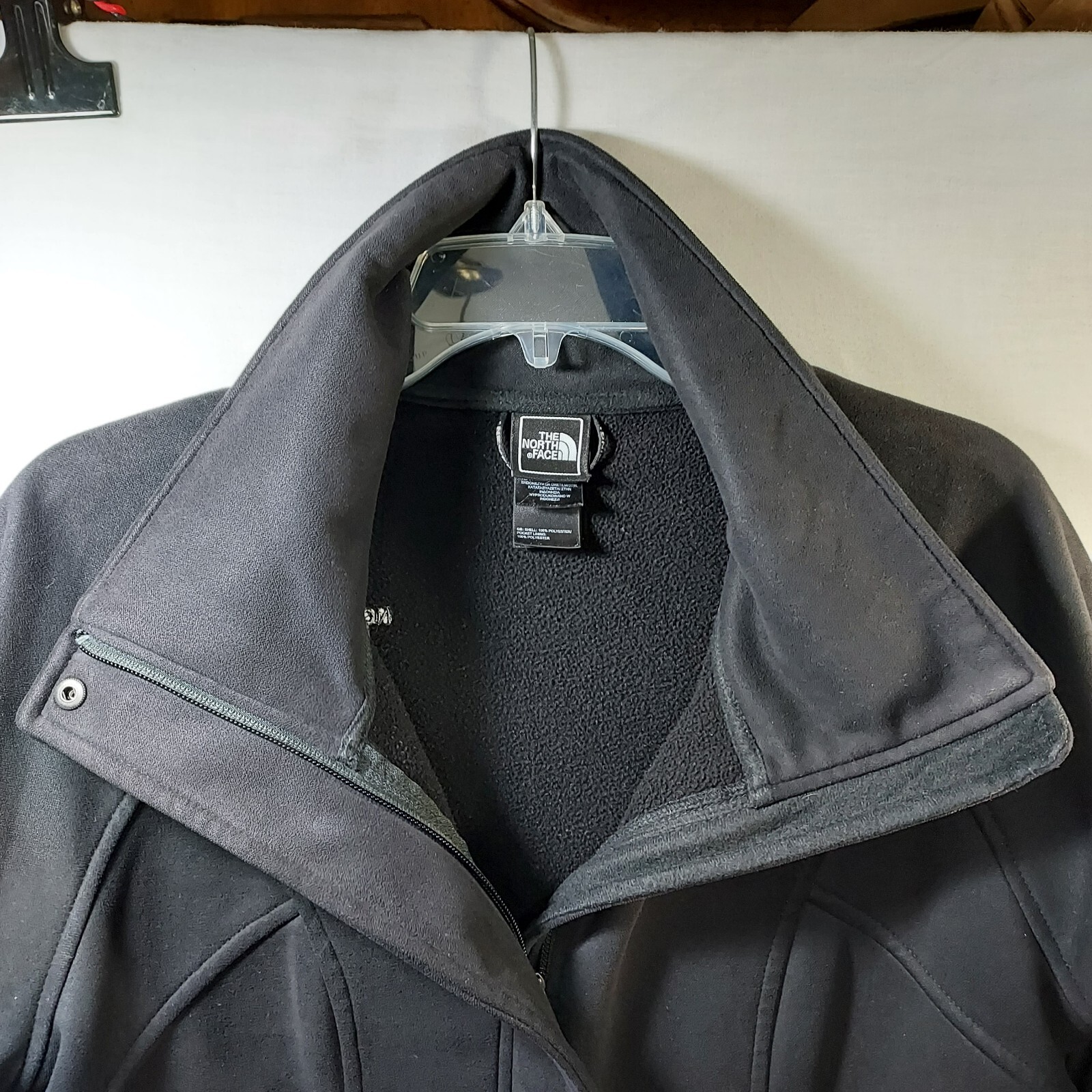 North Face Avery Jacket Coat Soft Shell Black Bel… - image 9