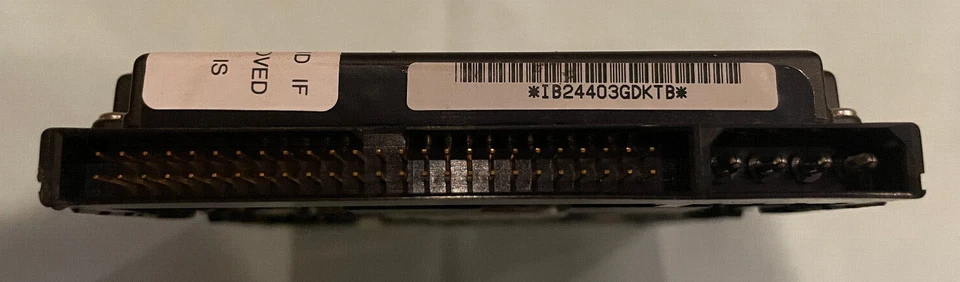 Disco duro interno IBM WDS-L160 1992 Apple 3,5" 160 MB SCSI de 50 pines HDD de colección Foto 3 de 3