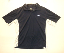 Reebok Play Dry Golf Polo Shirt Mens size Size S Navy blue Fast Shipping
