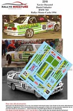 DECALS 1/43 REF 2318 BMW M3 DU CASTEL RALLYE MONTE CARLO 1994 RALLY MONTECARLO