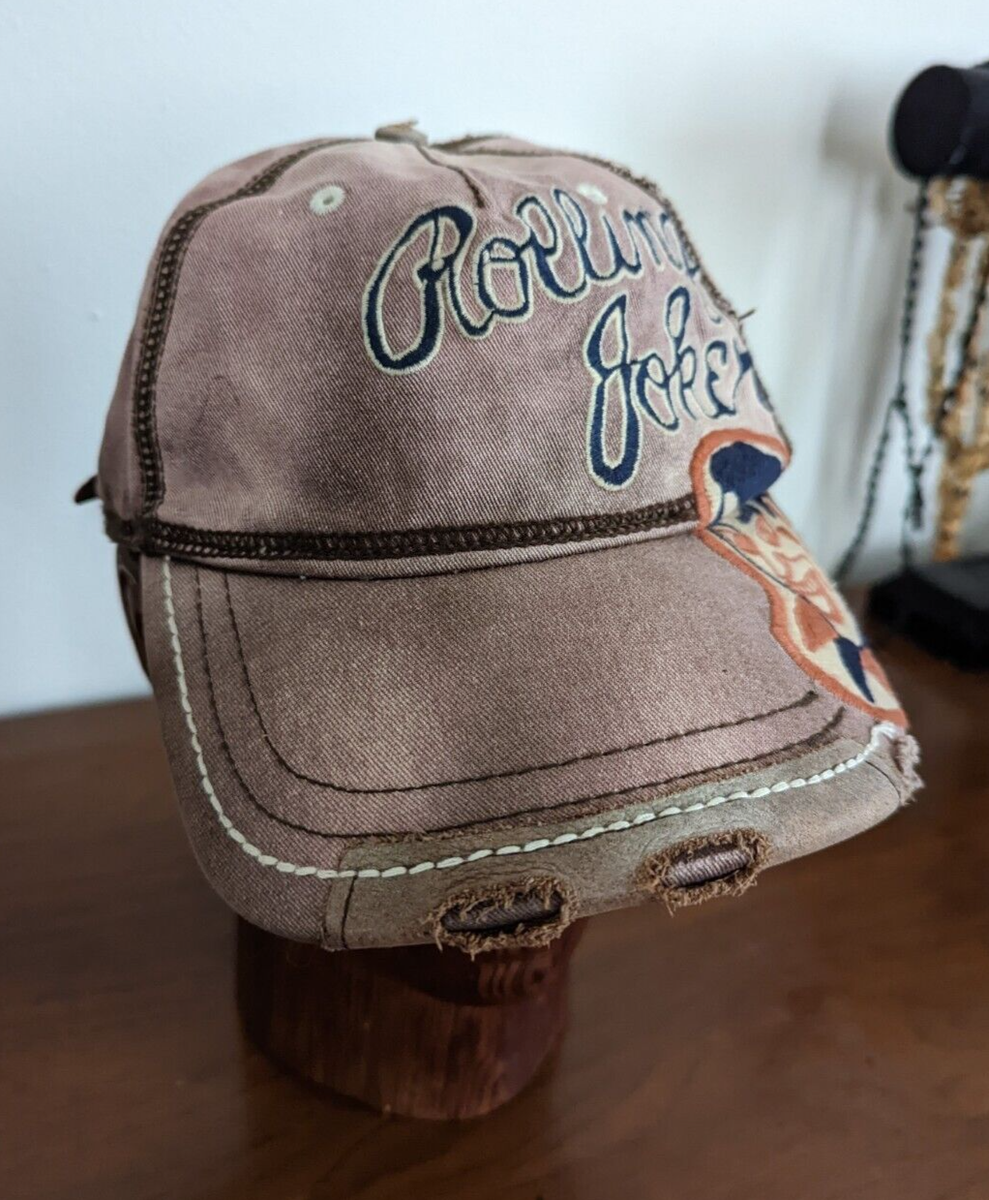 True Religion Cap distressed Rolling Jokers Vtg True Religion Mens Embroidered Rolling Jokers Baseball  main image 2