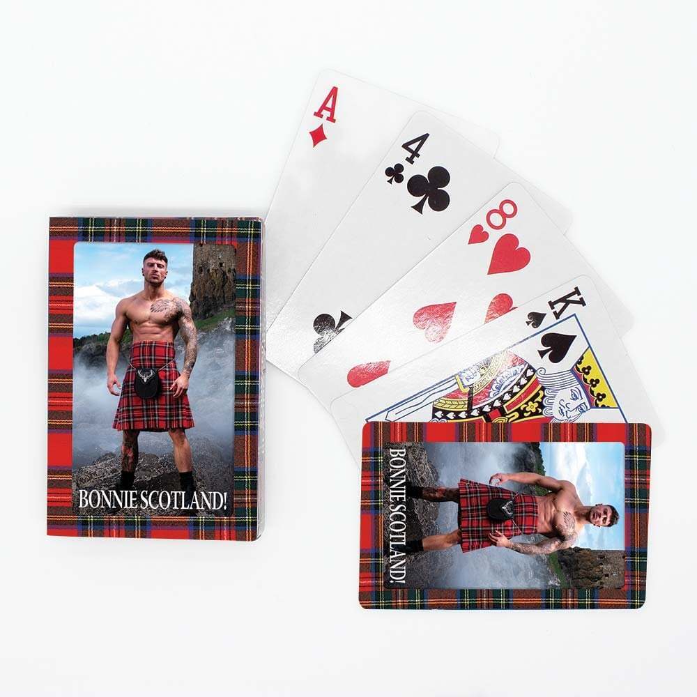 Lang Syne Publishers Ltd Love Kilts Bonnie Scotland Playing Cards 98560