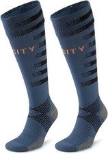 MANCHESTER CITY FOOTBALL SOCKS AWAY PUMA ADULTS ALL SIZES DENIM BLUE