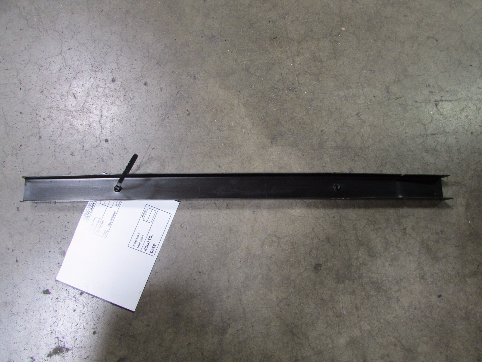 Ferrari F355, Deck Lid Cable Metal Trim Panel, Used, P/N 64319600