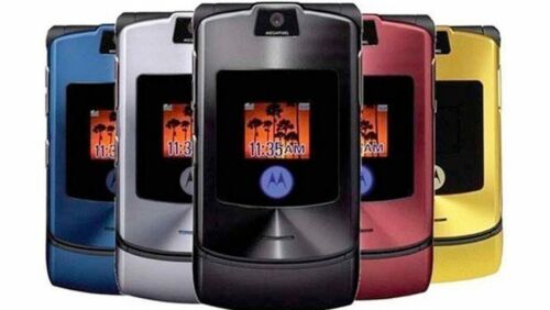 Motorola RAZR V3i Retro  Flip Phone - All Colours Unlocked - Pristine GRADE A+ - Afbeelding 1 van 15