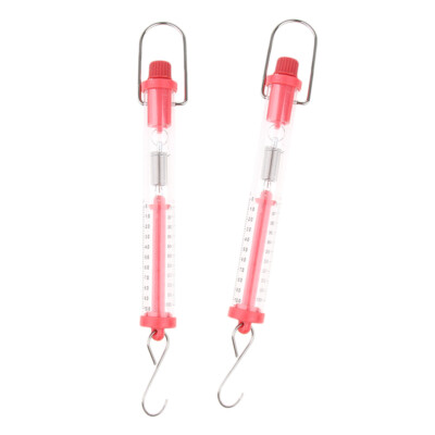 2pcs 10 N Newton Messgerät Kraftmessgerät Federwaage Dynamometer für Physik