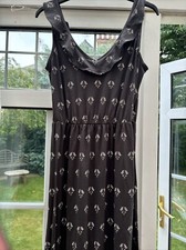 Ladies Fat Face Size 8 Brown Maxi Dress Original £55 New