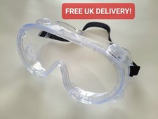 BACA SAFETY GOGGLES WITH ANTI-MIST & CHEMICAL SPLASH PROTECTION - EN166B CE