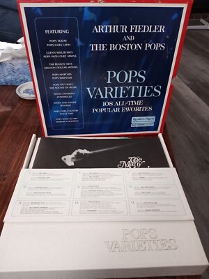Readers Digest Arthur Fiedler The Boston Pops Pop Varieties 9 Record Set VG