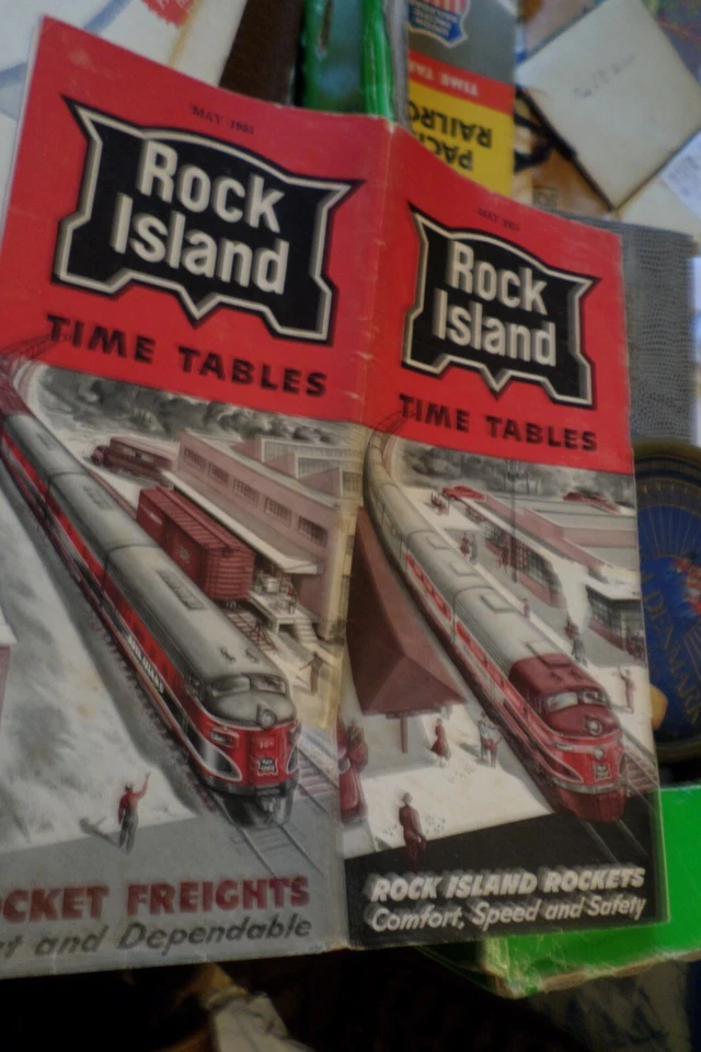 Rock Island Railroad Time Tables brochure May 1953 - Image 1 of 1