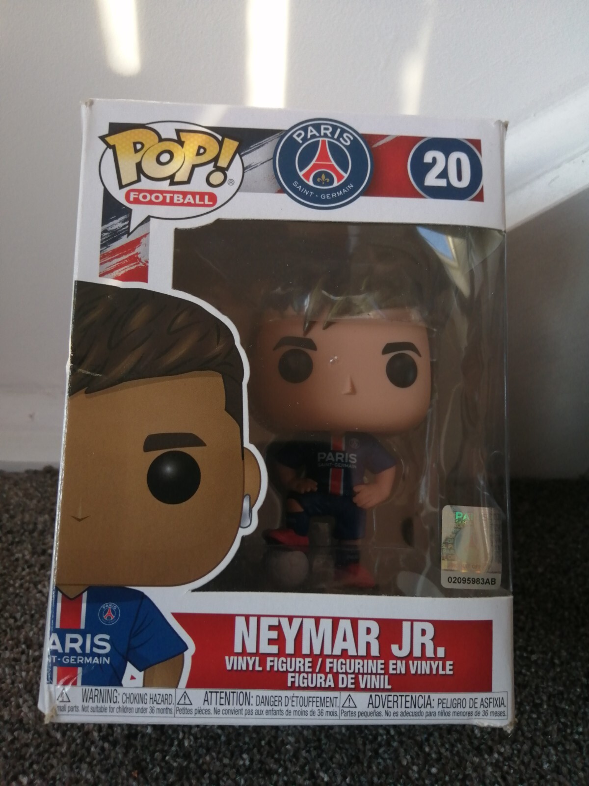 #20 Neymar Jr. - Paris Saint-Germain F.c Psg Funko Pop