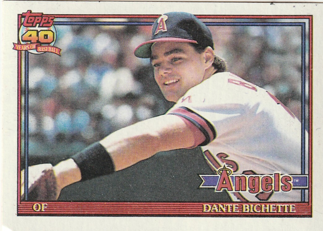 FREE SHIPPING-MINT-1991 Topps California Angels #564 Dante