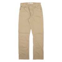 LEVI'S 511 Boys Trousers Beige Slim Straight W27 L29