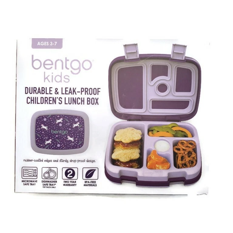 Bentgo Kids Durable & Leak Proof Unicorn Children's Lunch Box