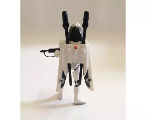 STAR WARS ACTION FIGURE. CLONE TROOPER w/ FIRING JET BACKPACK. ROTS. HASBRO 2005 - Picture 4 of 8