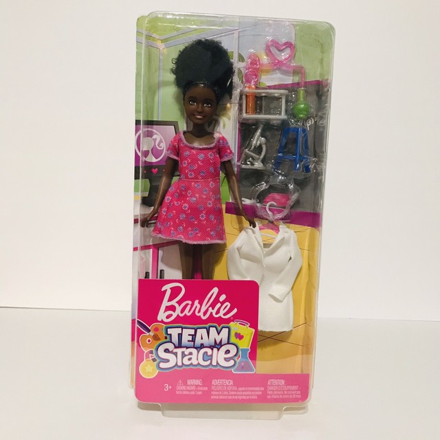 2019 Barbie Team Stacie 8 1/2" AA Friend Doll Science Play Set for sale