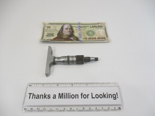 SCHERR TUMICO Depth Micrometer Head (Only) Ratchet Thimble .125" Rod Size No Rod - Picture 15 of 15